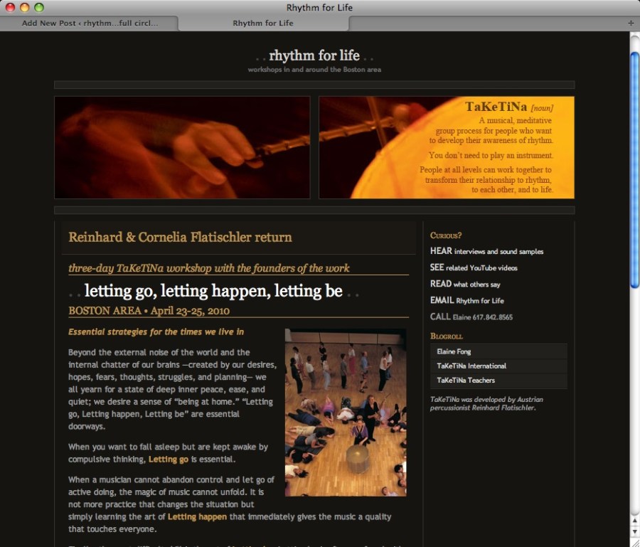 event website example